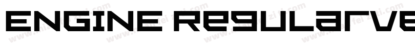 ENGINE RegularVersion 1002Fontsel字体转换